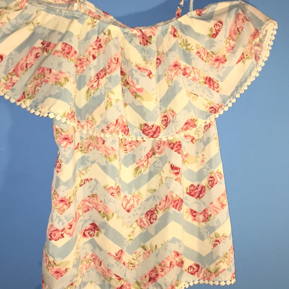 Flower print shirt